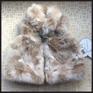 **FINAL SALE** NWT Faux Fur Vest 12-18 Months